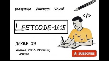 💡 LeetCode 1695: Max Erasure Value | Unique Sliding Window Pattern for FAANG Interviews!