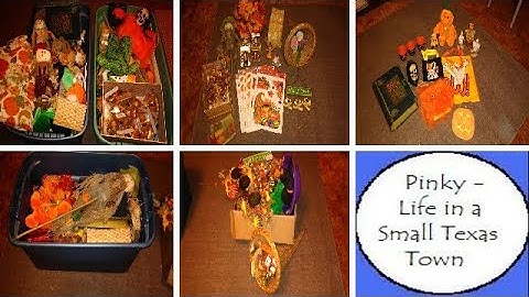 Decluttering: Fall, Halloween, & Thanksgiving Decor