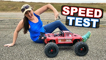 How FAST is the Arrma Outcast 8S RC Monster Truck Right Out of the Box? - TheRcSaylors