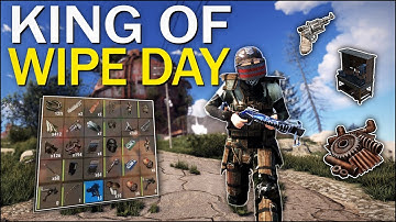 The KING of WIPE DAY! - Rust Solo Survival #1
