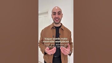 Vague words make miserable workplaces