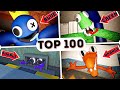 Top 100 rainbow friends  funny moments