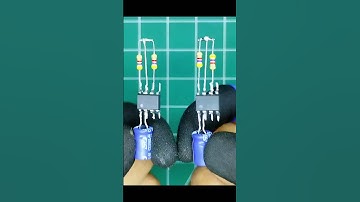 Insane LED Chaser with 555 IC! #shorts