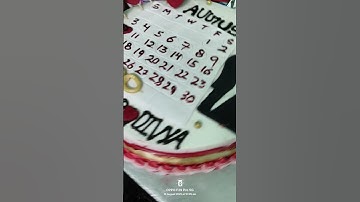 Thumbnail of # Wedding Anniversary cake model  #song #music#singer #anaparthi #cake #musicgenre #tastyfoodcourt
