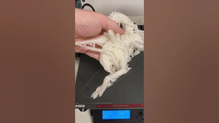 3D Print of the Xenomorph with organic support