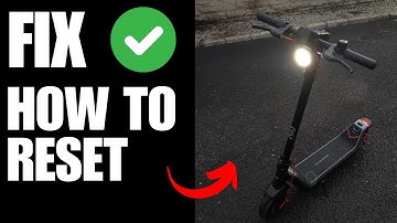 How To Reset Niu Kqi3 pro Max