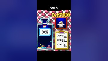 Evolution of Dr. Mario GAME OVER screens