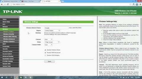 How to change wifi name and password BY TP LINK