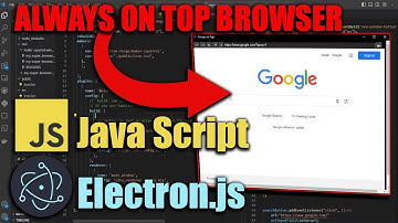 Learn Electron js by creating an Always On Top Browser