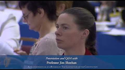 Presentation  by Professor Jim Sheehan - Convention on the Constitution