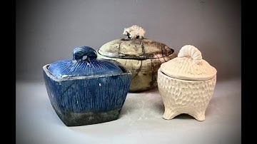 Making a Lidded Pot Using the Pinch Method  Part 1 Ceramics II Raku Project