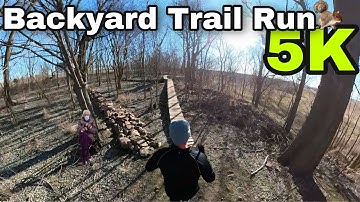 Running Vlog: 5k Run At My Backyard Trail System / Walnut Springs / Insta360 One X2