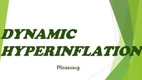 Dynamic Hyperinflation | Respiratory System | meaning