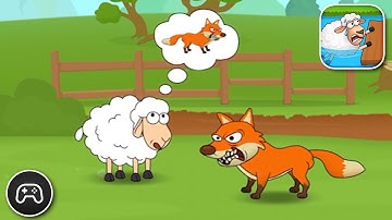 Save The Sheep - Gameplay Walkthrough Part 1 - Puzzle Game Levels 4-7 (iOS, Android)