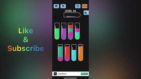 Water Color Sort | Game Completion Level 21 - 30