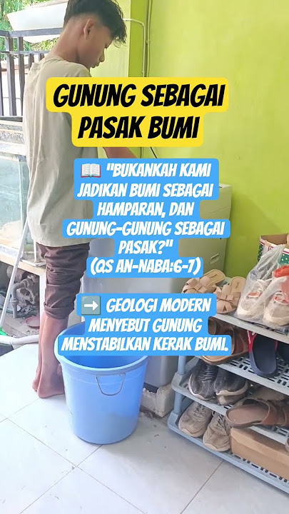 Gunung bukan sekadar pemandangan. Ia pasak bumi, kata Al-Qur’an #short #faktaunik #shortsviral #fyi