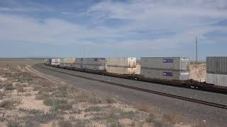 TRAINS OF NEW MEXICO: VANS MEET AT CP-DUNMOOR ON BNSF BELEN CUT-OFF by mijflow 248 views 3 years ago 4 minutes, 48 seconds