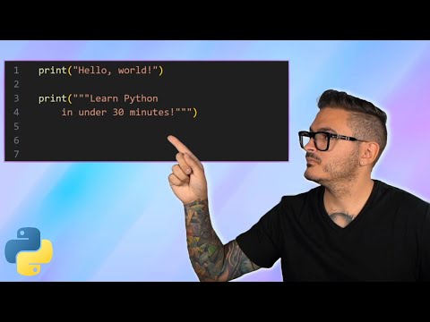 Learn Python in Under 30 Minutes