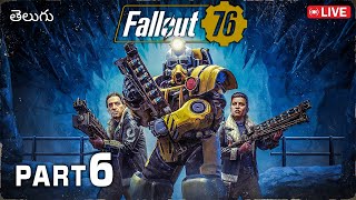 LIVESTREAM - Today Main Missions only - Fallout 76 - PS5 Gameplay Telugu - part 6