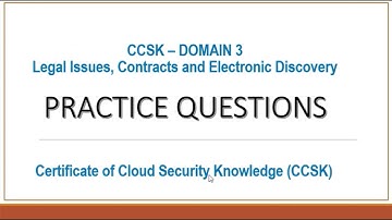 CCSK Domain 3   Practice Tests