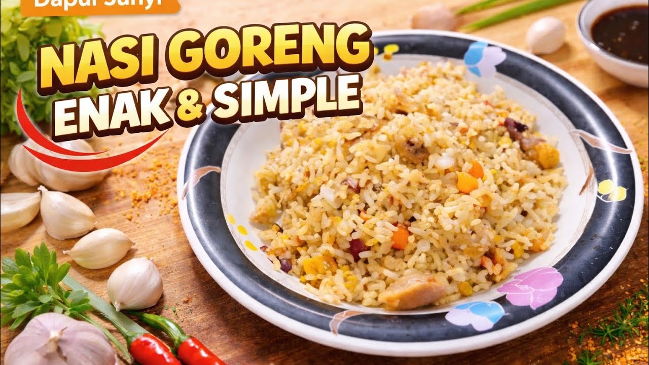 Nasi Goreng Tanpa MSG | Bumbu Iris, Sederhana Tapi Enak