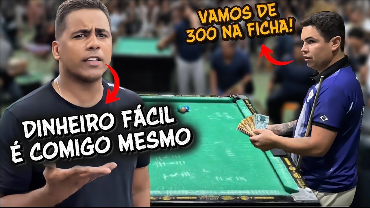 O PERNAMBUQUINHO CHAMOU O MAYCON PRA JOGAR DE 300 NA FICHA E O MAYCON ACHOU MOLEZA!