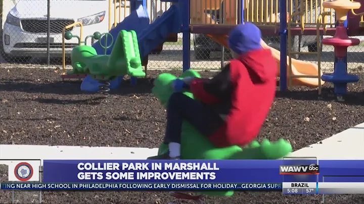 Collier Park in Marshall Gets some Improvements
