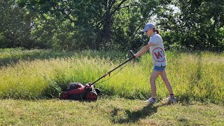 Cordless lawn mower Worcraft CLM-S40LIB