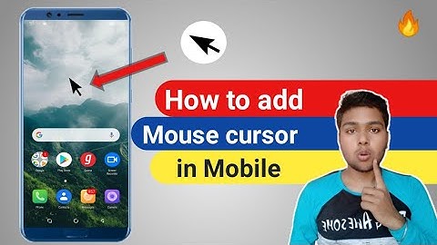 How to add mouse cursor in mobile | add mouse pointer in mobile | Mobile me mouse kaise chalaye