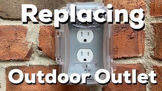 Replacing a Weatherproof Outlet