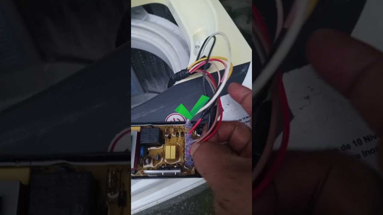instalación de Tarjeta universal y500 a lavadora Haier 7kg