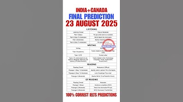 Thumbnail of 23 august ielts exam prediction 2025, 23 august 2025 ielts prediction | 23 august ielts prediction