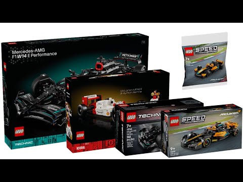 Видео: All LEGO Formula 1 sets March 2024 Compilation/Collection Speed Build