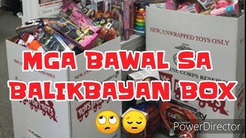 Items Banned Inside Balikbayan Box to Philippines