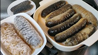 The Best Method to Soak Dried Sea Cucumbers \/ 如何浸發海參 \/ 海參處理方法