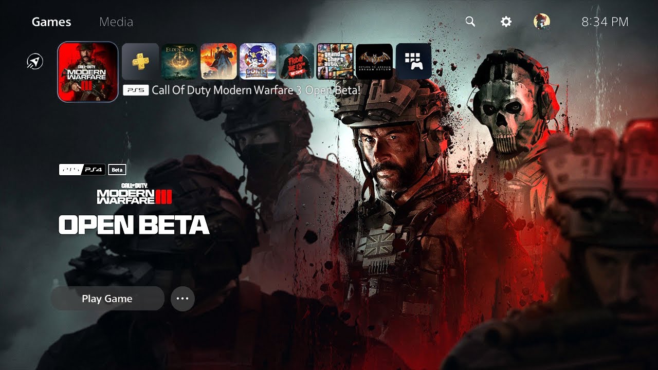 What is the open beta release date for Modern Warfare 3?