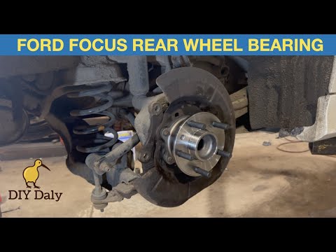MK3 Ford Focus rear wheel bearing replacement