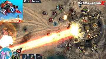 Defense Legend X Sci Fi Tower defense gameplay