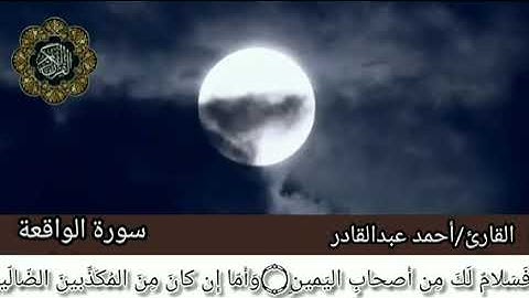 تلاوة ماتعة القارئ◇أحمد عبدالقادر◇