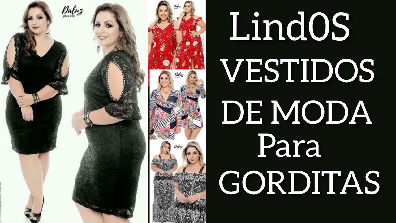 LINDO VESTIDOS DE MODA PARA MUJERES GORDITAS LOOKS ELEGANTES Y CASUAL -  YouTube