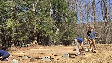 Yurt Platform Building: Timelapse #1
