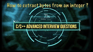 How to extract bytes from an integer ?