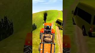 Cargo Tractor Trolley Simulator 3D - Offroad Heavy Farming Transport Driving - Android GamePlay screenshot 2