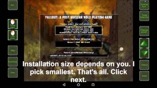 Fallout 1 on Android. Installation guide using Magic Dosbox