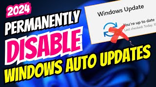 permanently disable windows auto updates 2024 💥best 3 methods || disable windows 11, 10 updates