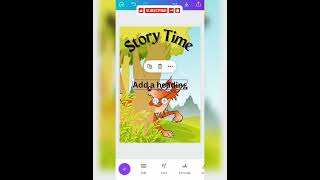 Story Book Cover Making In Mobile From Canva | design with yusra #youtubeshorts #ytshorts #youtube screenshot 4
