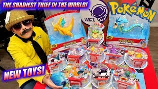 WORLDS GREATEST THIEF STEALS FROM POKEMON! HUGE HAUL OF THE NEW COLLECTION FROM WICKED COOL TOYS!