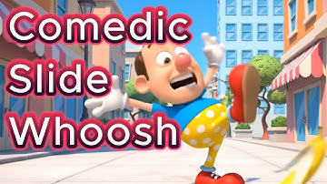 🤣 Comedic Slide Whoosh Sound Effect | Funny Cartoon Slip & Slide SFX (No Copyright)