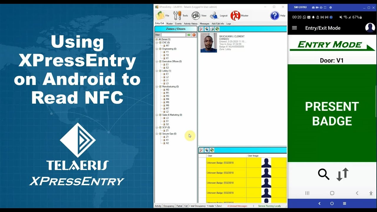 XPressEntry - Using XPressEntry on Android to Read NFC
