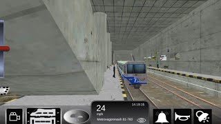 Train Sim Pro Metrovagonmash 81-760 locomotive in subway | Train Simulator Game | #trainsimpro screenshot 5